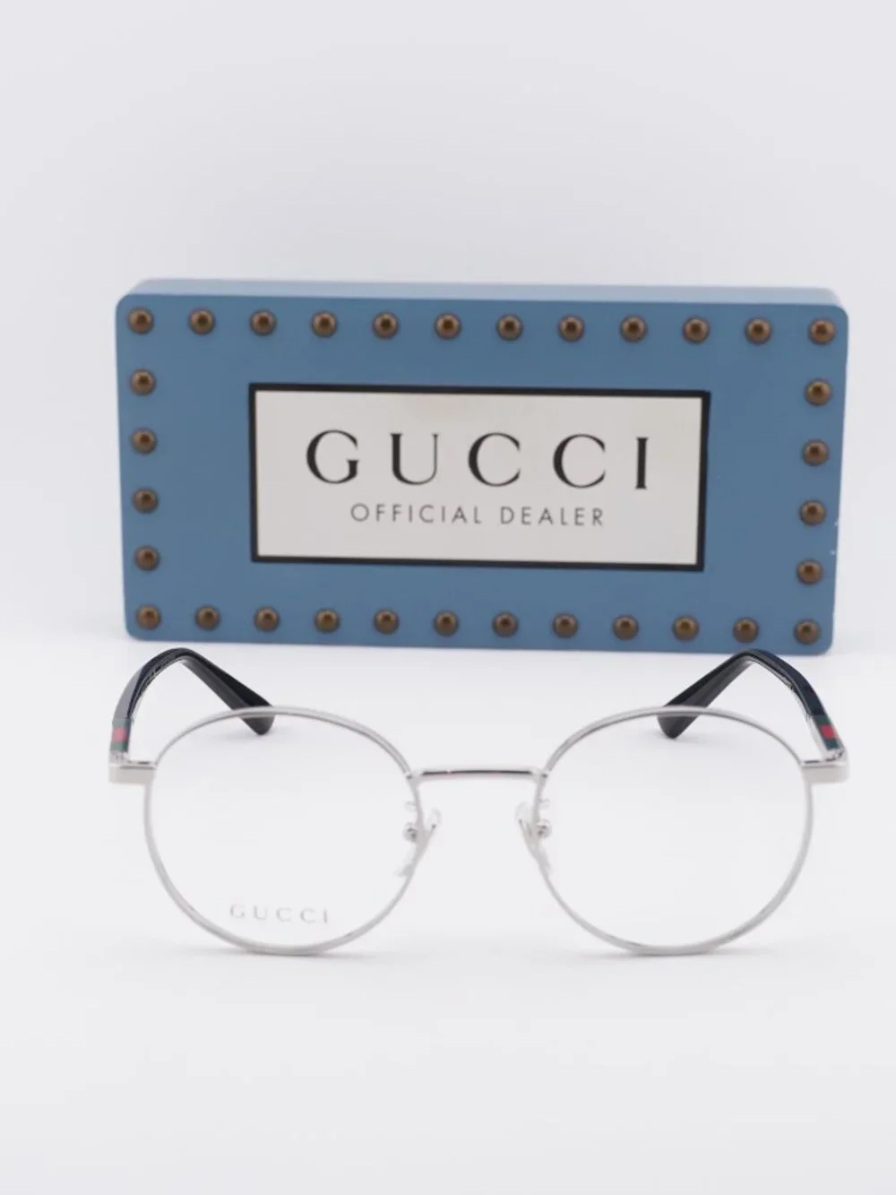 Gucci GG1966OK 001 Round Eyeglasses 51mm - Silver